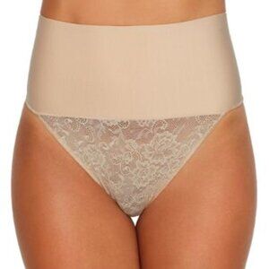 Maidenform Lace Thong Shapewear Nude 1/Transparent S Women's